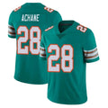 Fenge M.Dolphins #28 De'Von Achane Player Aqua Limited Alternate Vapor Untouchable Home Game Stitched Jerseys