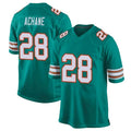 Fenge M.Dolphins #28 De?¡¥Von Achane Player Green Alternate Game Stitched Jerseys