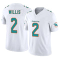 Fenge M.Dolphins #2 Malik Willis Player White Limited Vapor F.U.S.E. Home Game Stitched Jerseys