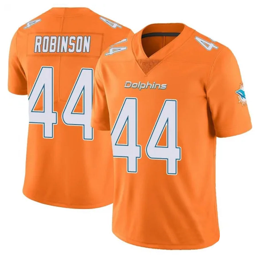 Fenge M.Dolphins #44 Chop Robinson Player White Orange Vapor Limited Stitched Jerseys
