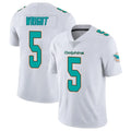 Fenge M.Dolphins #5 Jaylen Wright Player White Limited Vapor Untouchable Home Game Stitched Jerseys