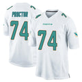 Fenge M.Dolphins #74 Kadyn Proctor Player White Home Game Stitched Jerseys