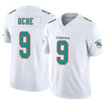 Fenge M.Dolphins #9 Joshua Uche Player White Limited Vapor F.U.S.E. Home Game Stitched Jerseys