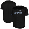 Fenge M.Grizzlies Profile Black Big & Tall Pop Stitched Jerseys