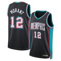 Fenge M.Grizzlies #12 Ja Morant Black Swingman Stitched Jerseys- Classic Edition