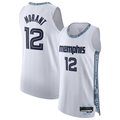 Fenge M.Grizzlies #12 Ja Morant White 2025-2026 Authentic Stitched Jerseys- City Edition
