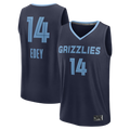 Fenge M.Grizzlies #14 Zach Edey Navy Fast Break Replica Stitched Jerseys- Icon Edition