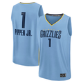 Fenge M.Grizzlies #1 Scotty Pippen Jr. Light Blue Fast Break Replica Player Stitched Jerseys- Statement Edition