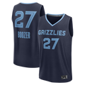 Fenge M.Grizzlies #27 Cameron Boozer Navy Draft First Round Pick Fast Break Stitched Jerseys- Icon Edition