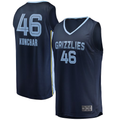 Fenge M.Grizzlies #46 John Konchar Navy Fast Break Replica Stitched Jerseys- Icon Edition