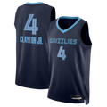 Fenge M.Grizzlies #4 Walter Clayton Jr. Navy Swingman Stitched Jerseys- Icon Edition