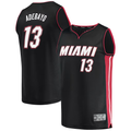Fenge M.Heat #13 Bam Adebayo Black Fast Break Replica Player Jerseys - Icon Edition