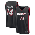 Fenge M.Heat #14 Tyler Herro Black Fast Break Replica Player Jerseys - Icon Edition
