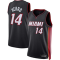 Fenge M.Heat #14 Tyler Herro Black Swingman Jerseys - Icon Edition