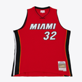 Fenge M.Heat #32 Shaquille O'Neal Mitchell & Ness Red 2005-2006 Swingman Jerseys