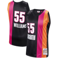 Fenge M.Heat #55 Jason Williams Mitchell & Ness Black 2005-2006 Hardwood Classics Swingman Jerseys