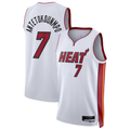 Fenge M.Heat #7 Giannis Antetokounmpo White Swingman Jerseys - Association Edition