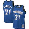 Fenge M.Timberwolves #21 Kevin Garnett Mitchell & Ness Blue 2003-2004 Hardwood Classics Swingman Stitched Jerseys