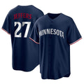 Fenge M.Twins #27 Ryan Jeffers Player Navy Replica Alternate Home Stitched Jerseys