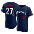 Fenge M.Twins #27 Ryan Jeffers Player Navy Replica Home Limited Elite Stitched Jerseys