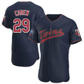 Fenge M.Twins #29 Rod Carew Player Navy 60th Home Limited Elite Stitched Jerseys