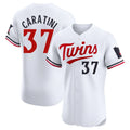 Fenge M.Twins #37 Victor Caratini Player White Home Limited Elite Stitched Jerseys