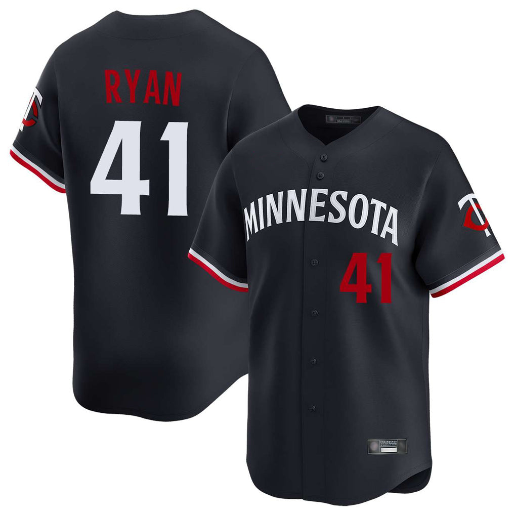 Fenge M.Twins #41 Joe Ryan Player Navy Home Limited Stitched Jerseys