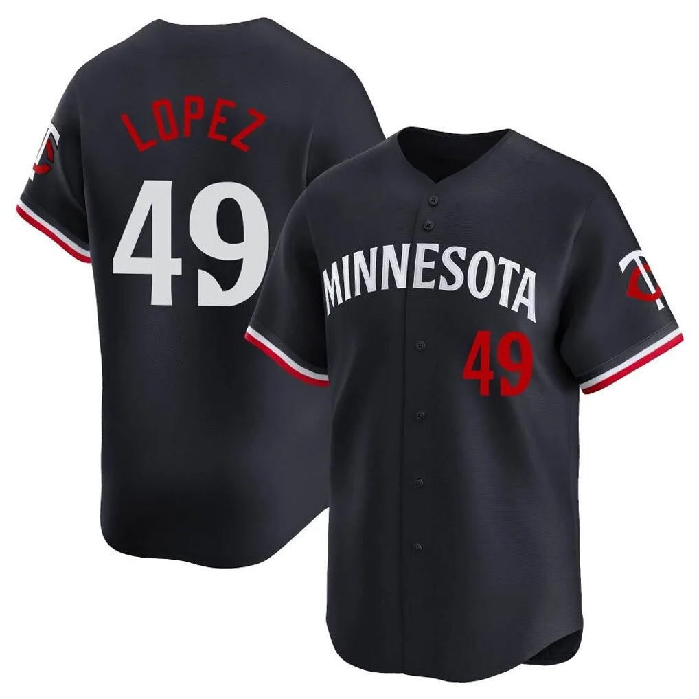 Fenge M.Twins #49 Pablo Lopez Player Navy Home Limited Stitched Jerseys