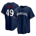 Fenge M.Twins #49 Pablo Lopez Player Navy Replica Alternate Home Stitched Jerseys