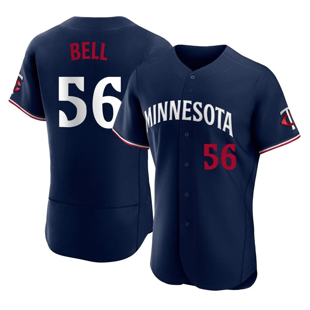 Fenge M.Twins #56 Josh Bell Player Navy Replica Home Limited Elite Stitched Jerseys