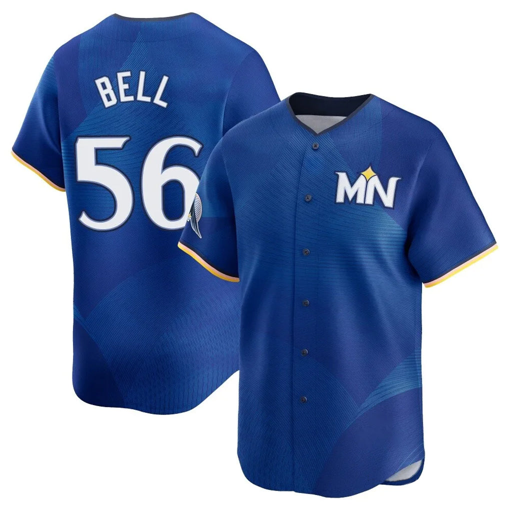 Fenge M.Twins #56 Josh Bell Player Royal City Connect Limited Home Stitched Jerseys