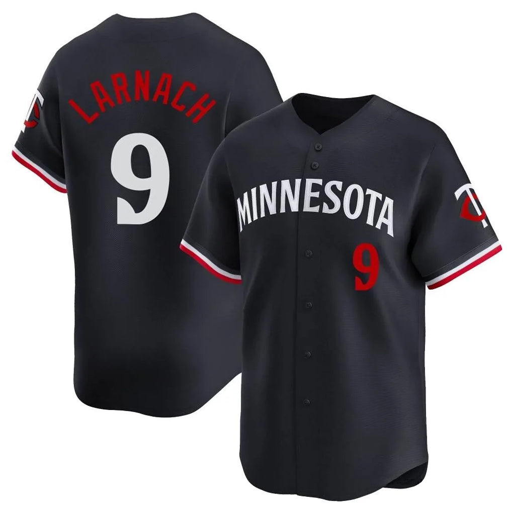 Fenge M.Twins #9 Trevor Larnach Player Navy Home Limited Stitched Jerseys