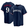 Fenge M.Twins #9 Trevor Larnach Player Navy Replica Alternate Home Stitched Jerseys