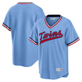 Fenge Minnesota Twins Blank Player Light Blue Road Cooperstown Collection T-shirt Stitched Jerseys