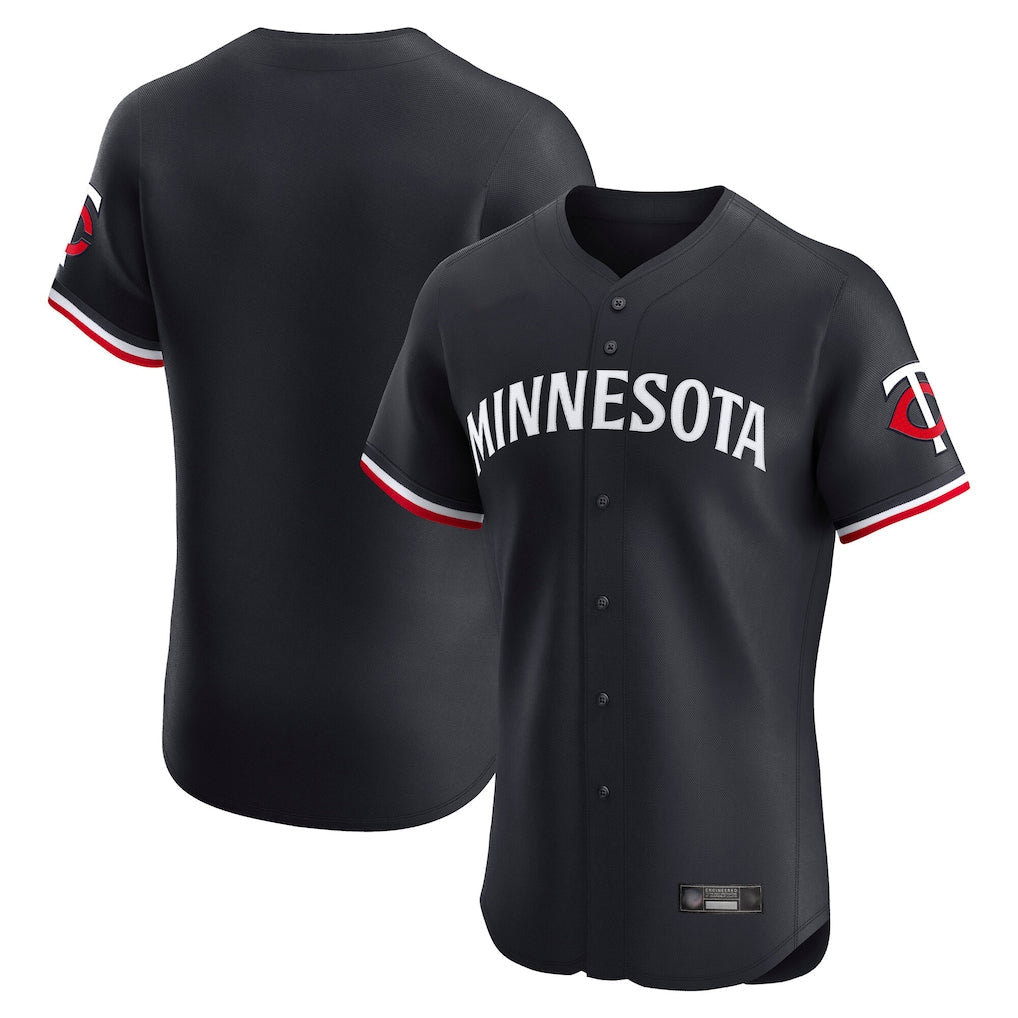 Fenge Minnesota Twins Blank Player Navy Home Limited Elite Stitched Jerseys