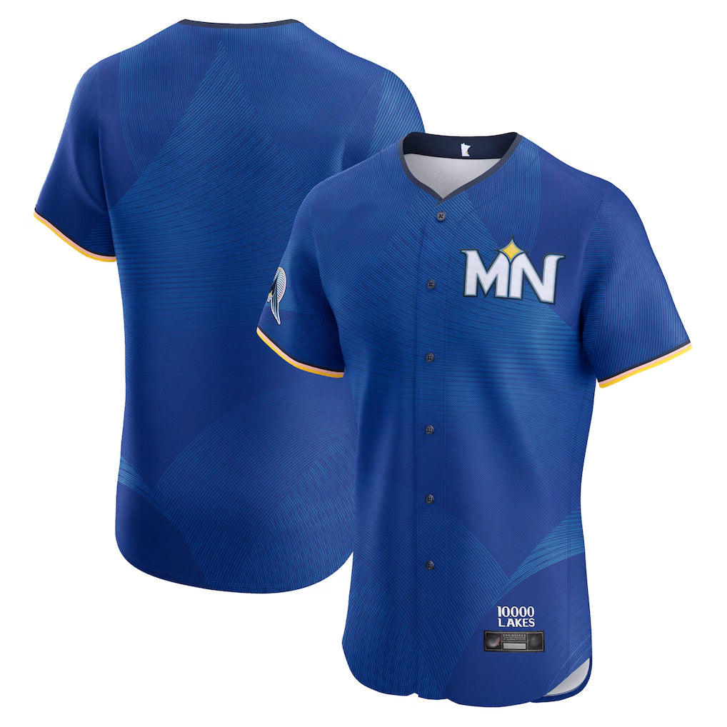 Fenge Minnesota Twins Blank Player Royal City Connect Limited Elite Home Stitched Jerseys