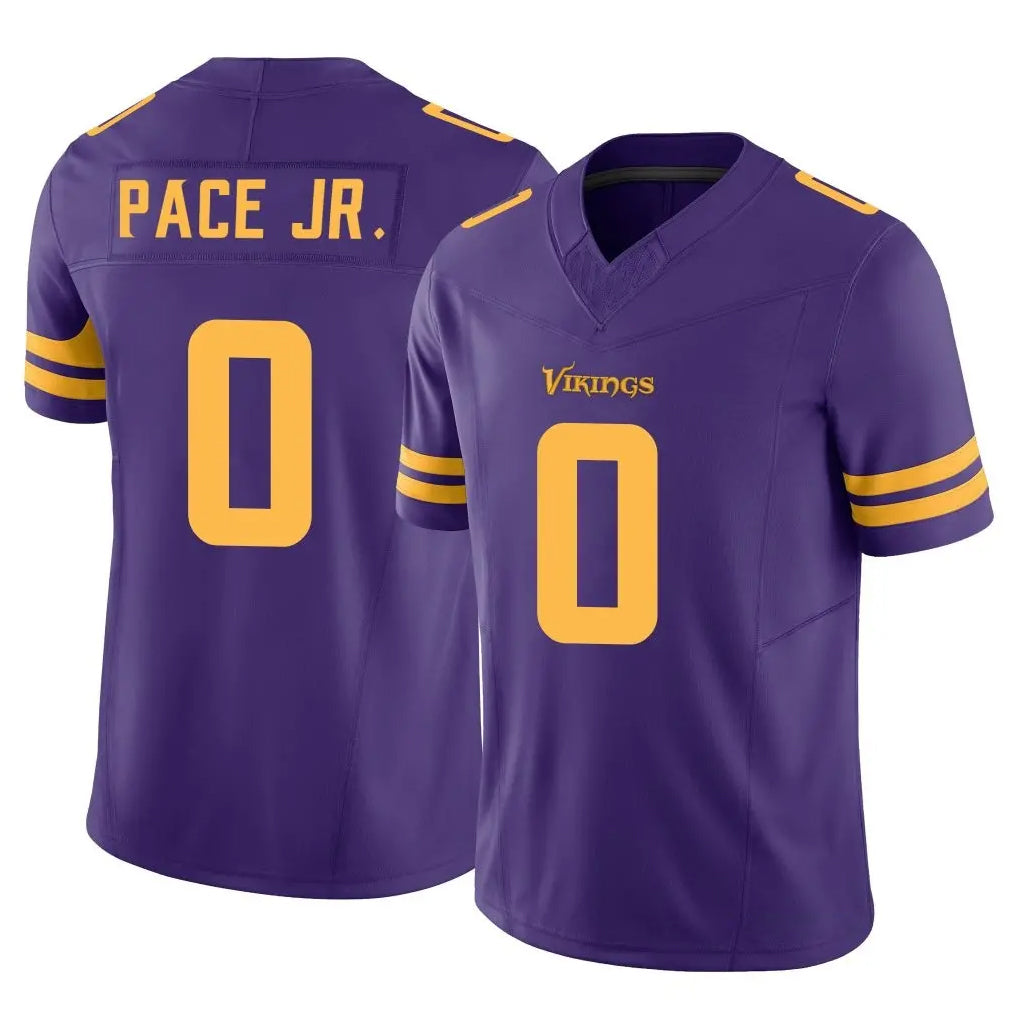 Fenge MN.Vikings #0 Ivan Pace Jr. Player Purple Limited Alternate Vapor F.U.S.E. Home Game Stitched Jerseys