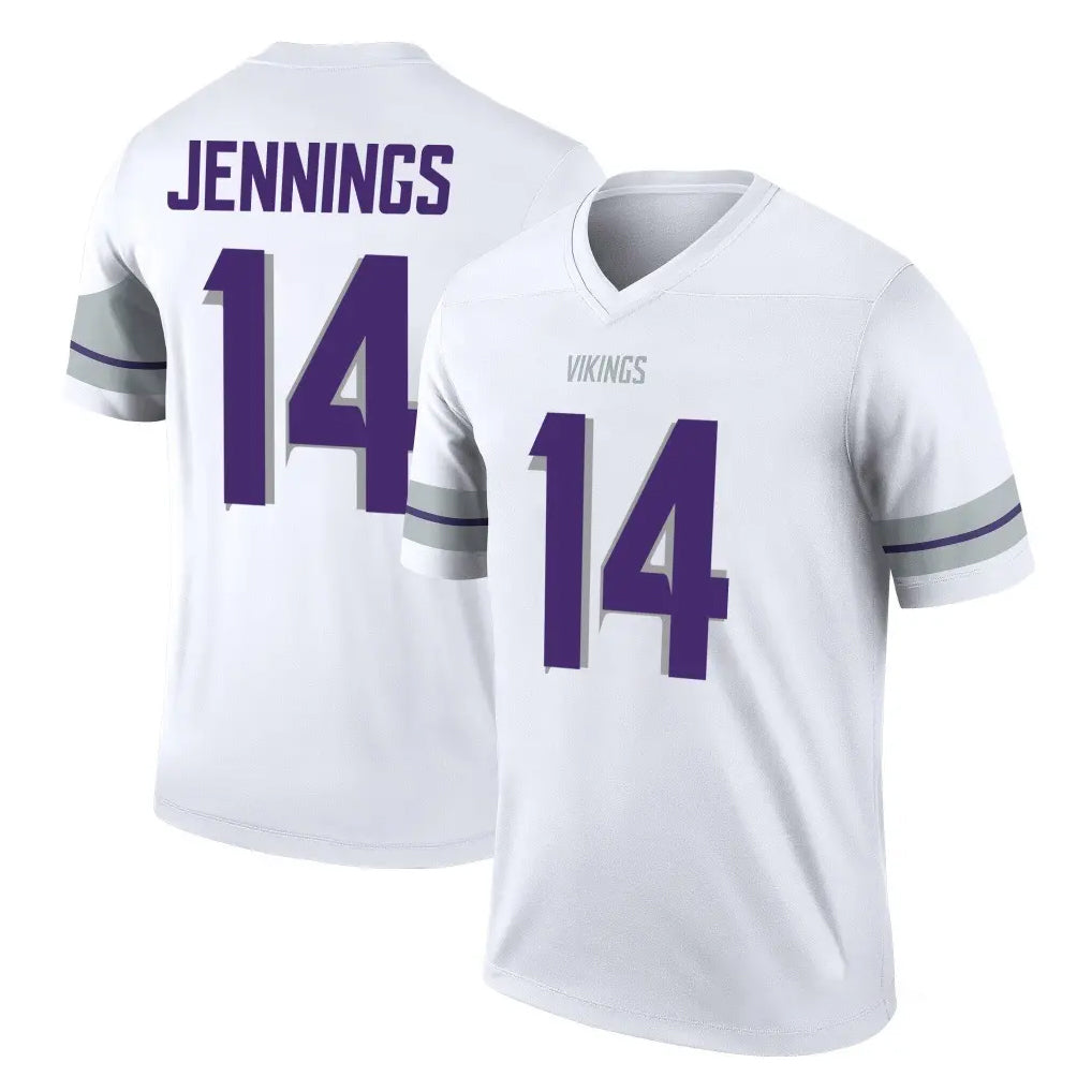 Fenge MN.Vikings #14 Jauan Jennings Player White Alternate Legend Home Game Stitched Jerseys