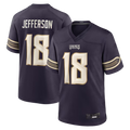 Fenge MN.Vikings #18 Justin Jefferson Purple 2026 Rivalries Collection Game Stitched Jerseys