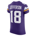 Fenge MN.Vikings #18 Justin Jefferson Purple Team Vapor F.U.S.E. Elite Stitched Jersey