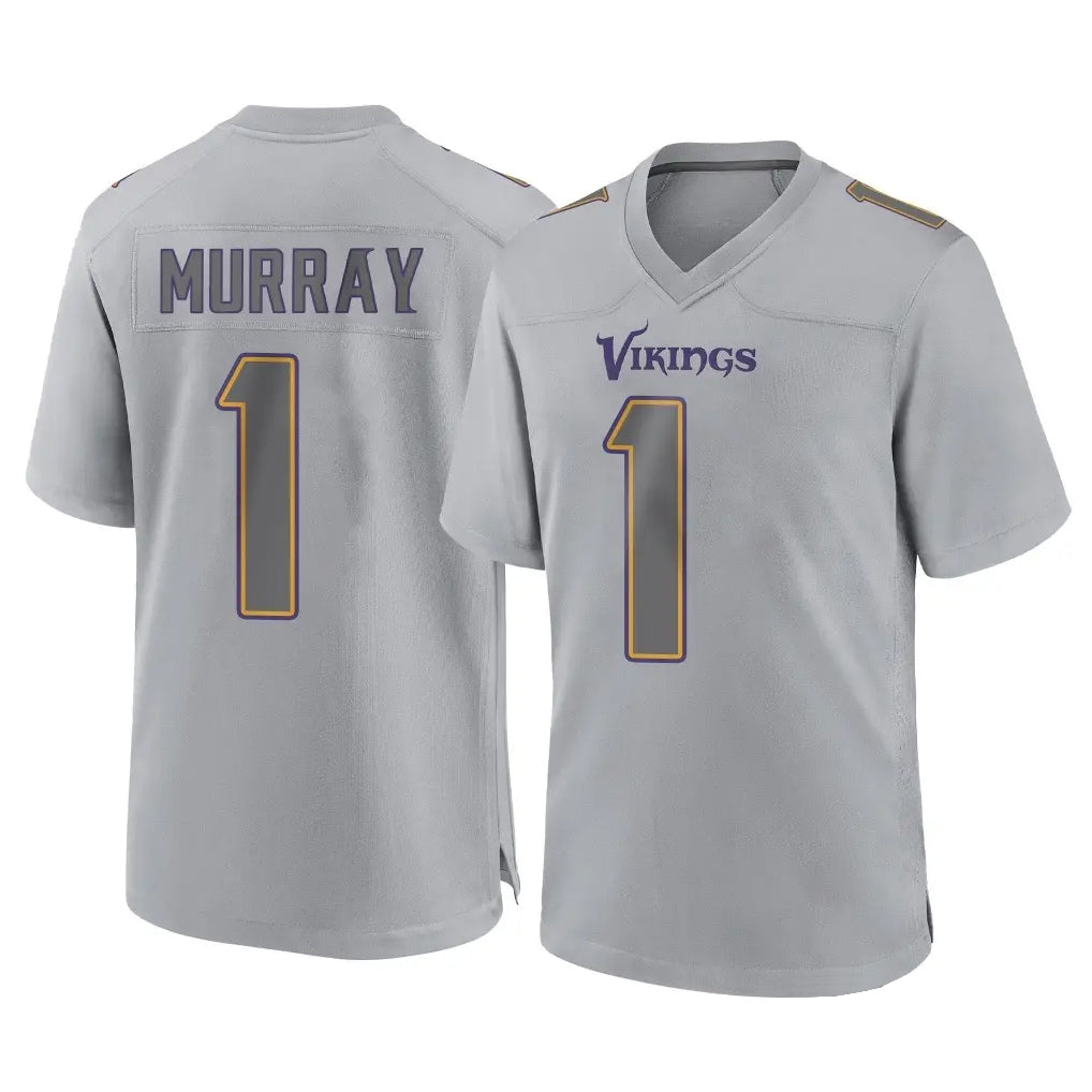 Fenge MN.Vikings #1 Kyler Murray Player Gray Atmosphere Fashion Home Game Stitched Jerseys