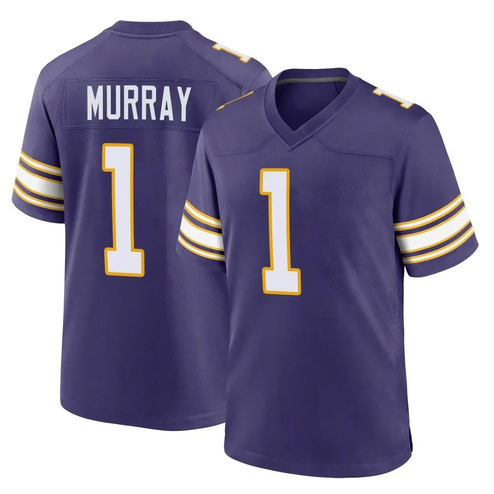 Fenge MN.Vikings #1 Kyler Murray Player Purple Classic Home Game Stitched Jerseys