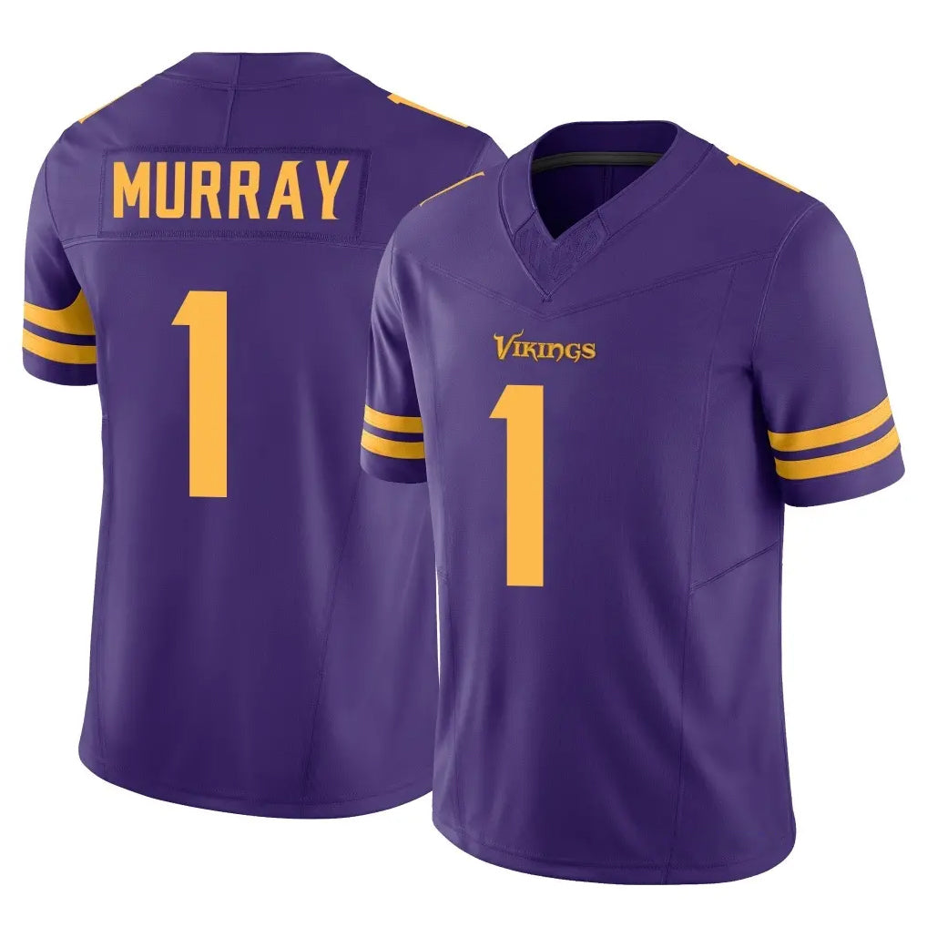 Fenge MN.Vikings #1 Kyler Murray Player Purple Limited Alternate Vapor F.U.S.E. Home Game Stitched Jerseys