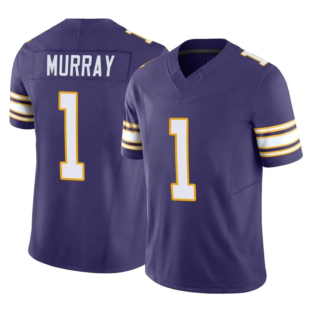 Fenge MN.Vikings #1 Kyler Murray Player Purple Limited Classic Vapor F.U.S.E. Home Game Stitched Jerseys