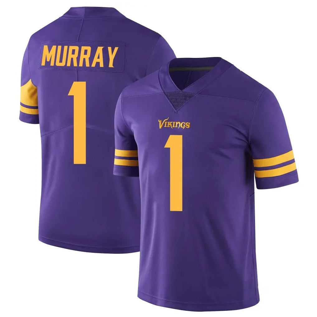 Fenge MN.Vikings #1 Kyler Murray Player Purple Limited Color Rush Home Game Stitched Jerseys