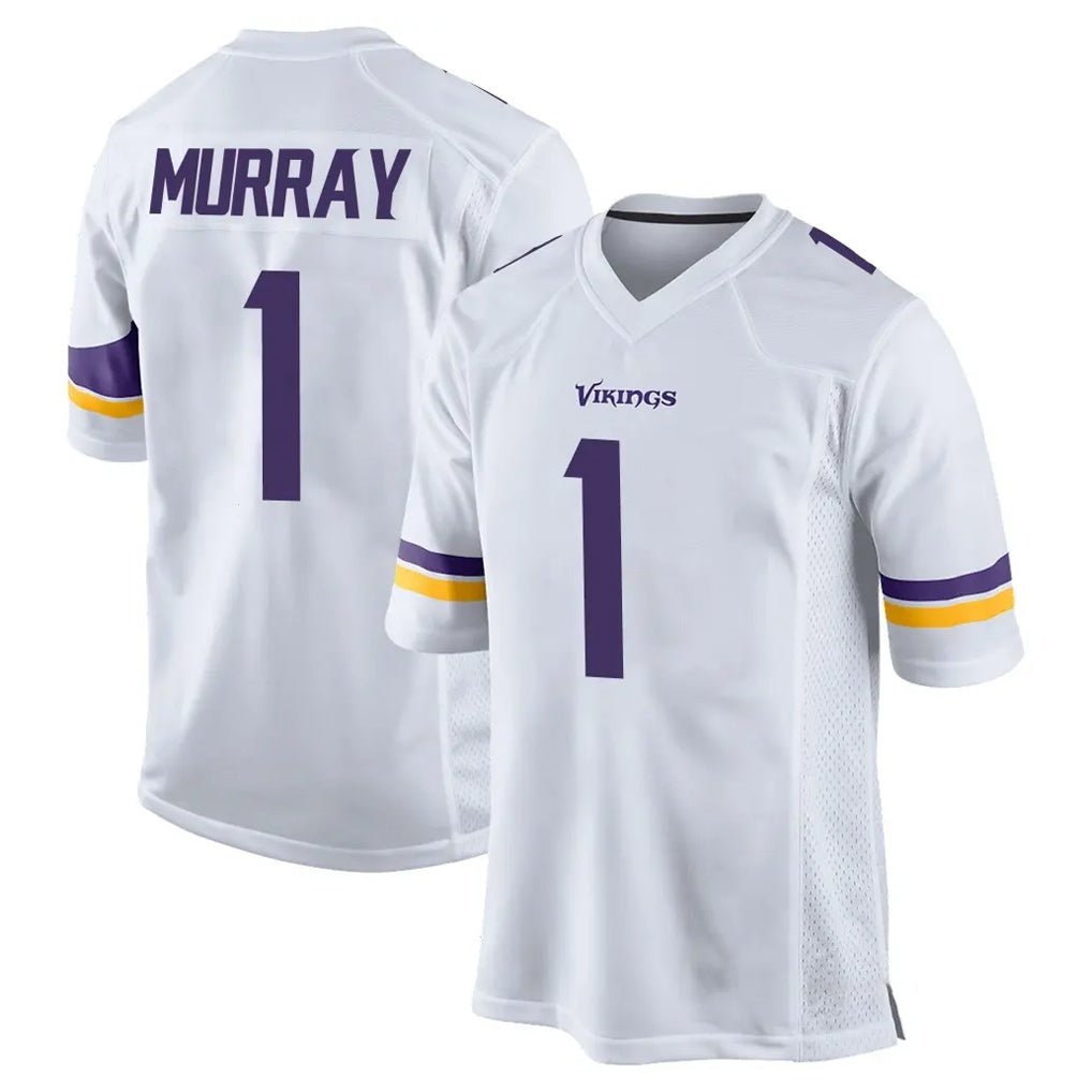 Fenge MN.Vikings #1 Kyler Murray Player White Home Game Stitched Jerseys
