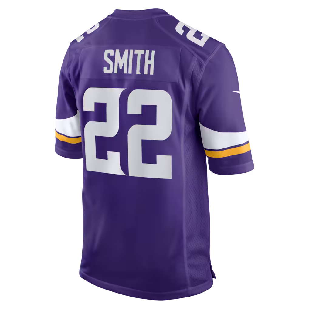 Fenge MN.Vikings #22 Harrison Smith Purple Game Stitched Jerseys