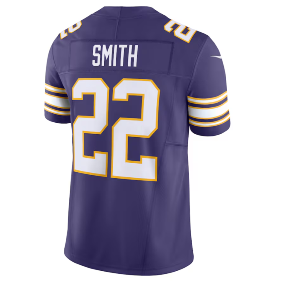 Fenge MN.Vikings #22 Harrison Smith Purple Vapor F.U.S.E. Limited Jersey Stitched American Stitched Jersey