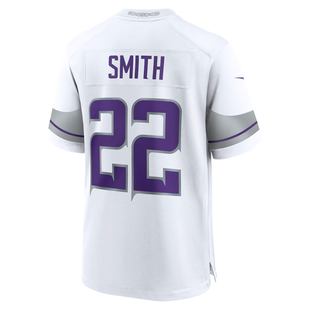Fenge MN.Vikings #22 Harrison Smith White Alternate Game Stitched Jerseys