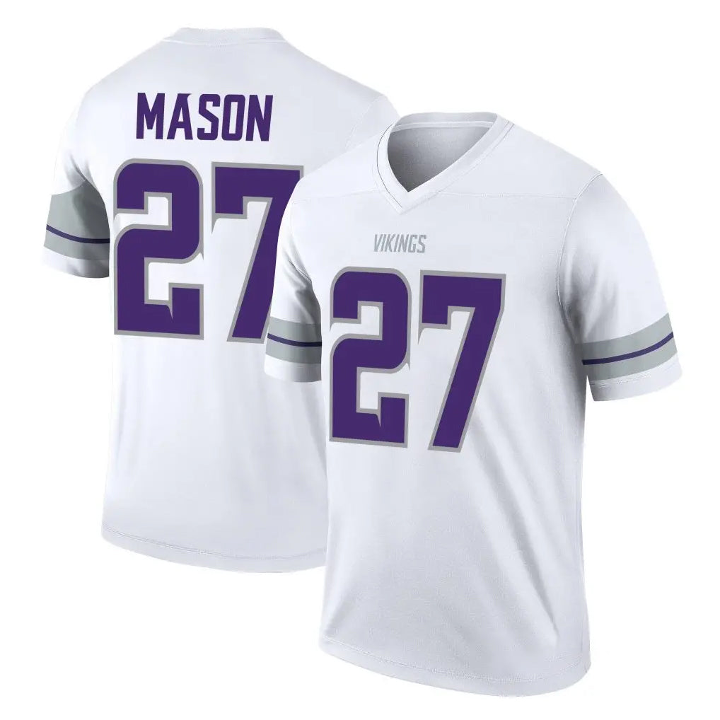 Fenge MN.Vikings #27 Jordan Mason Player White Alternate Legend Home Game Stitched Jerseys